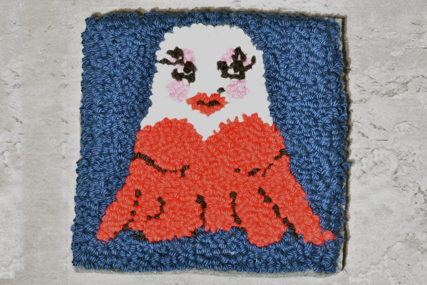 Halloween punch needle coaster set - Digital pattern and instructions