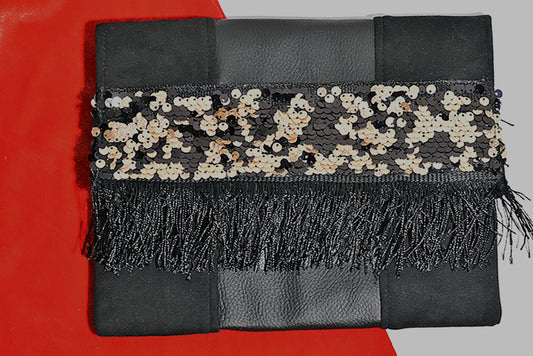 Elegante Abendtasche aus Wildleder und Leder: Digitales Schnittmuster und Schritt-für-Schritt-Anleitung