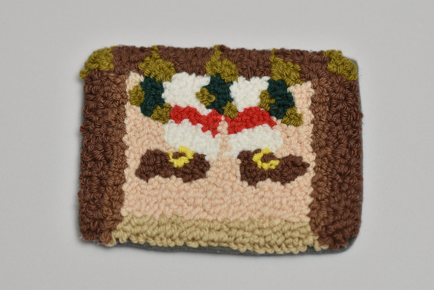 Untersetzer-Vorlage „Feststeckender Weihnachtsmann“ (PDF-Download) – Humorvolles Weihnachtsdesign