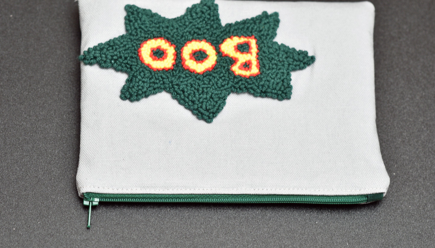 Halloween Ghost Etui Bag Digital Pattern – DIY Punch Needle & Sewing Guide