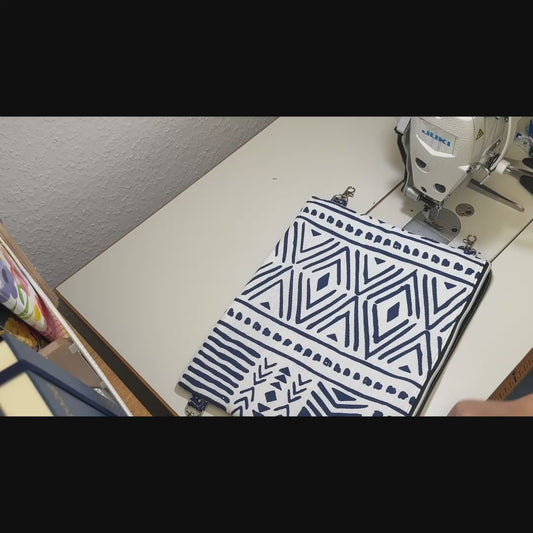 Tote Bag Organizer Set Sewing Pattern - Water Bottle Holder, Zippered Pouch, Coin Purse and Key Leash