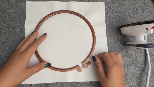 Punch Needle Kit, Cinnamon Roll Coaster DIY Craft Kit with Video Tutorial