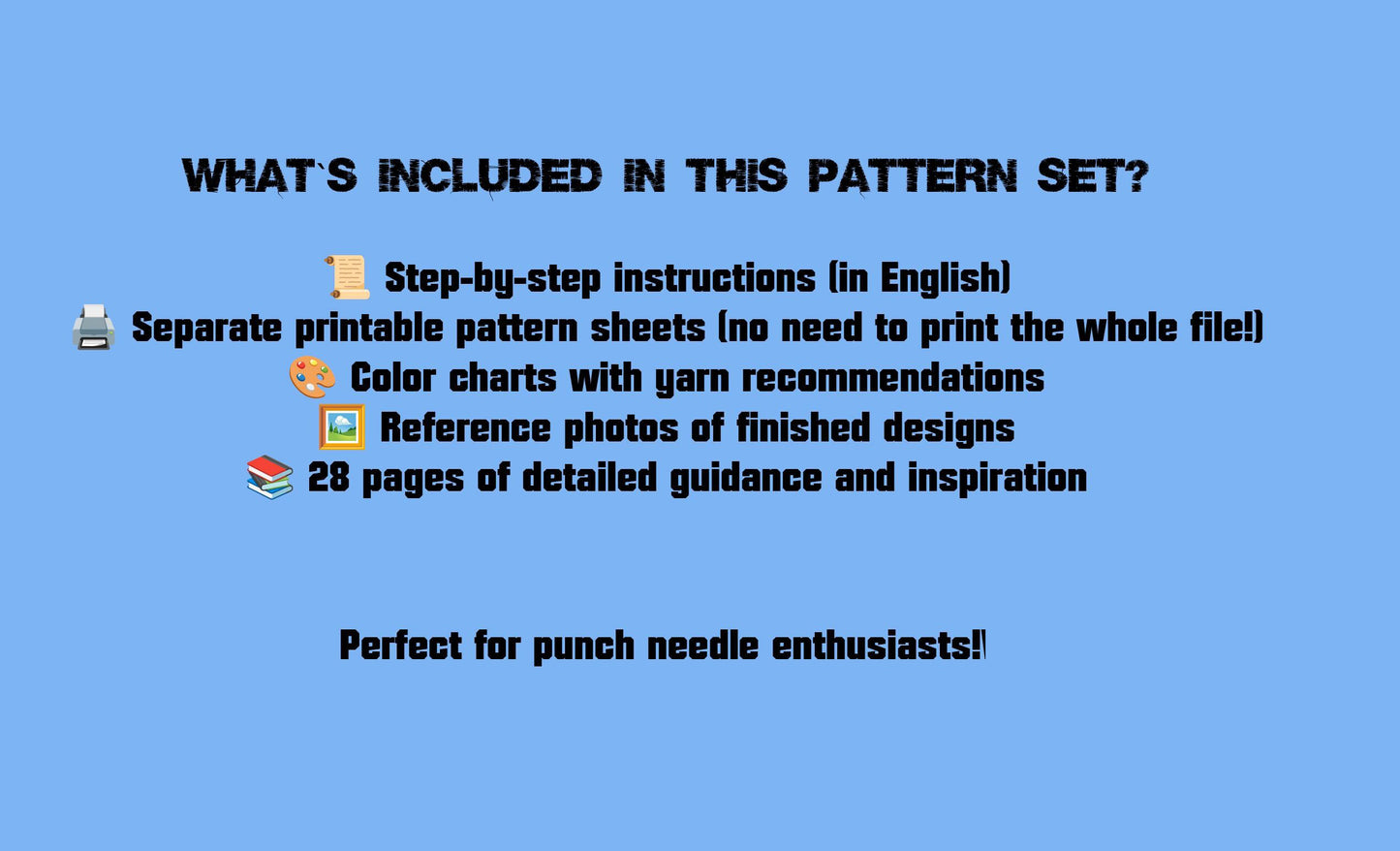 Valentine's Punch Needle Patterns – Digital Guide for All Skill Levels